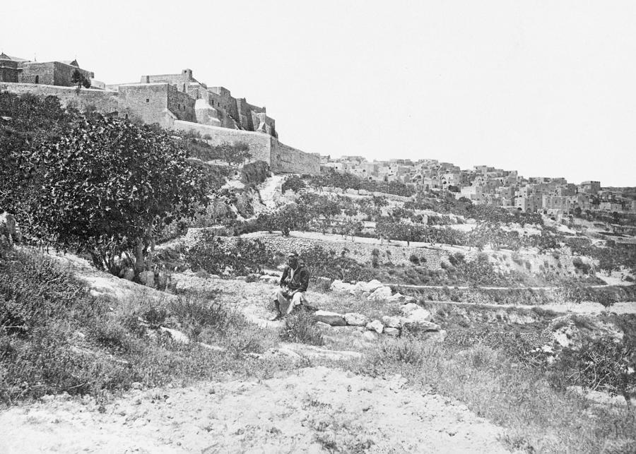 Bethlehem in 1857 Photograph by Munir Alawi