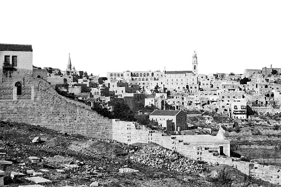 Bethlehem in 1917 Photograph by Munir Alawi