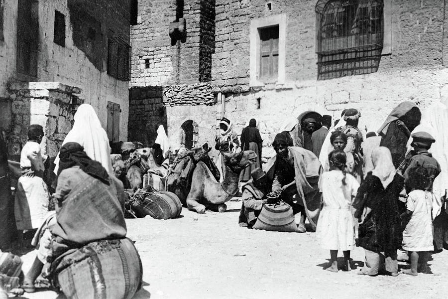 Bethlehem Market Place in 1918 Photograph by Munir Alawi - Fine Art America