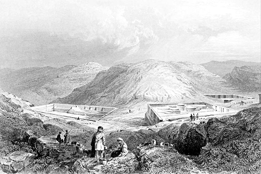 Bethlehem Solomon Pools in 1847 Photograph by Munir Alawi