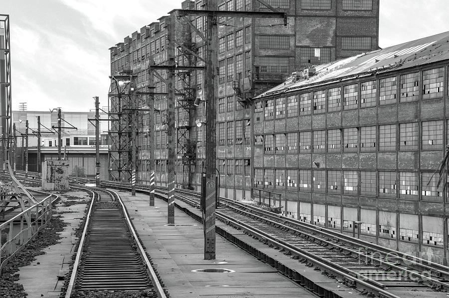 Bethlehem Steel - Buildings - Black and White Photograph by Sturgeon Photography