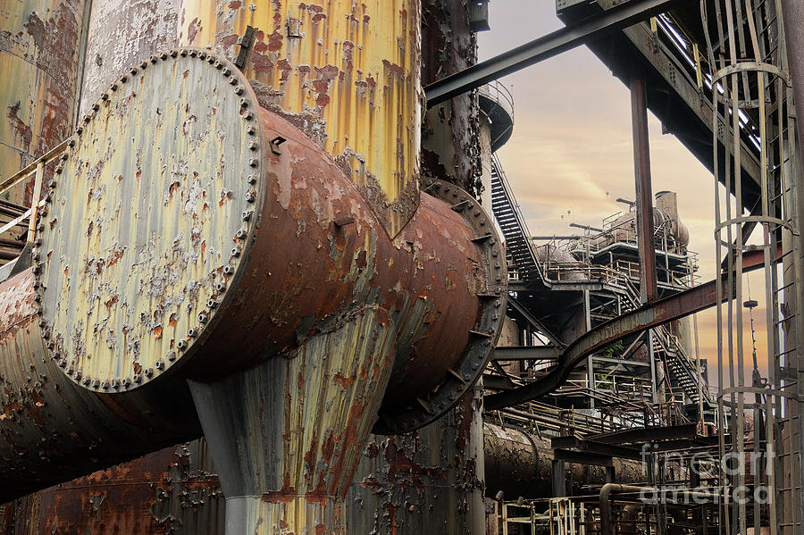 Bethlehem Steel Industrial Print  Photograph by Sturgeon Photography