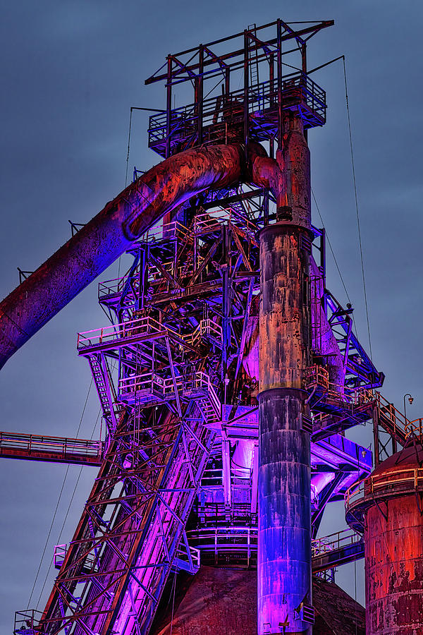 Bethlehem Steel Stacks PA Photograph by Susan Candelario