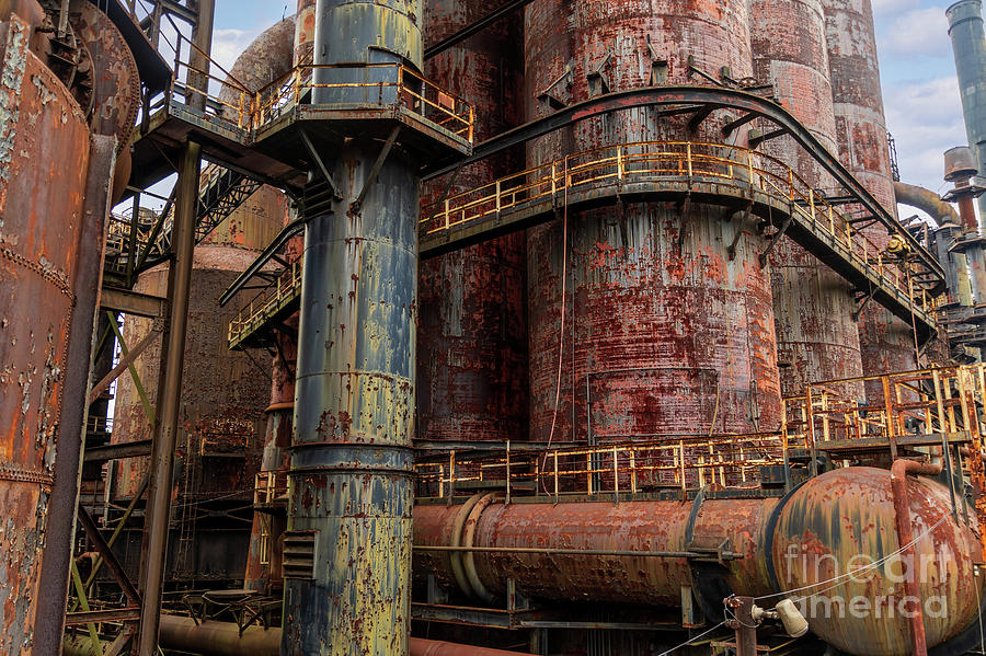 Bethlehem Steel - Tubing Photograph by Sturgeon Photography
