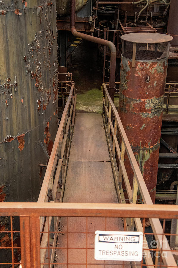 Bethlehem Steel - Walkway Photograph by Sturgeon Photography