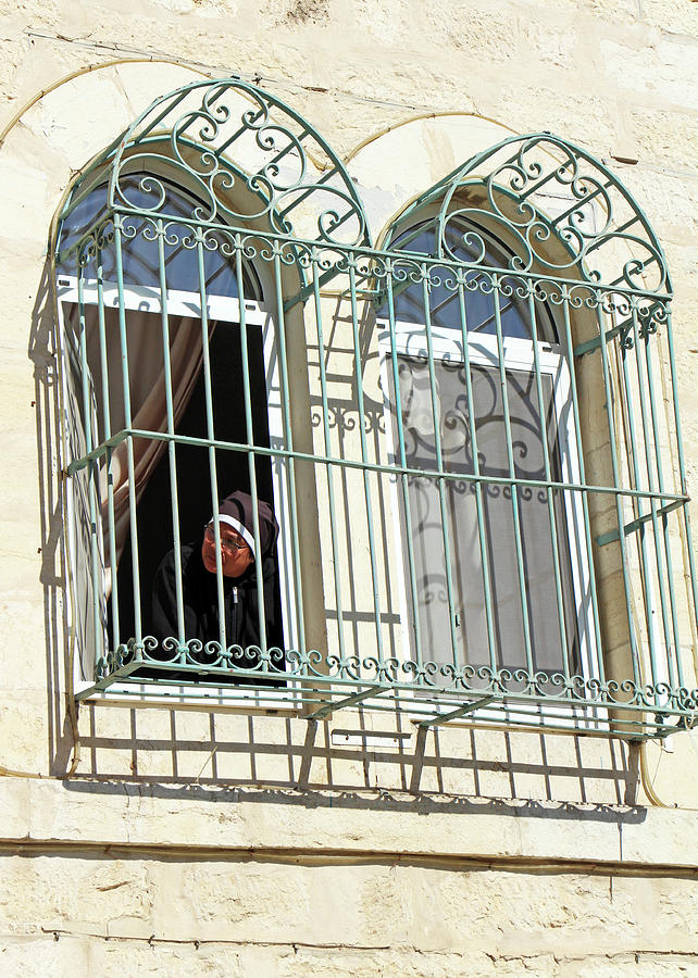 Bethlehem Twin Window Photograph by Munir Alawi