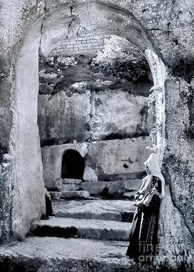Bethlehem Woman at Well Photograph by Munir Alawi