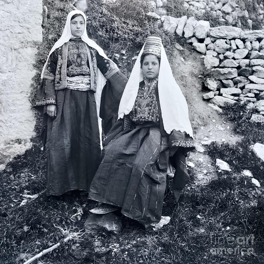 Bethlehem Women Before 1914 Photograph by Munir Alawi