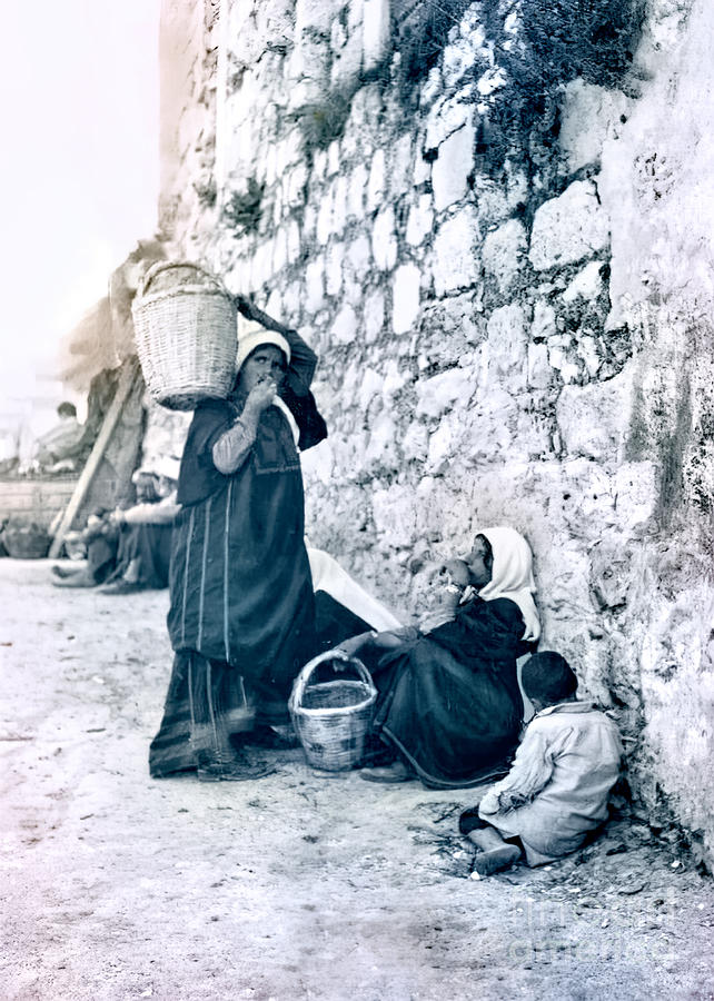 Bethlehem Women in 1954 Photograph by Munir Alawi