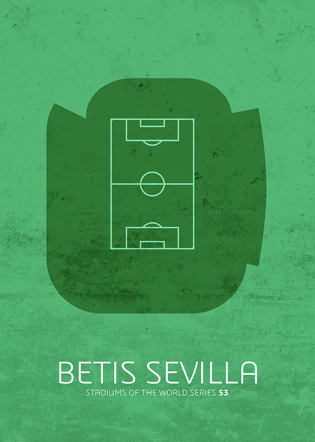 Stadium Mixed Media - Betis Sevilla Stadium Football Soccer Series by Design Turnpike Stadium Mixed Media - Betis Sevilla Stadium Football Soccer Series by Design Turnpike