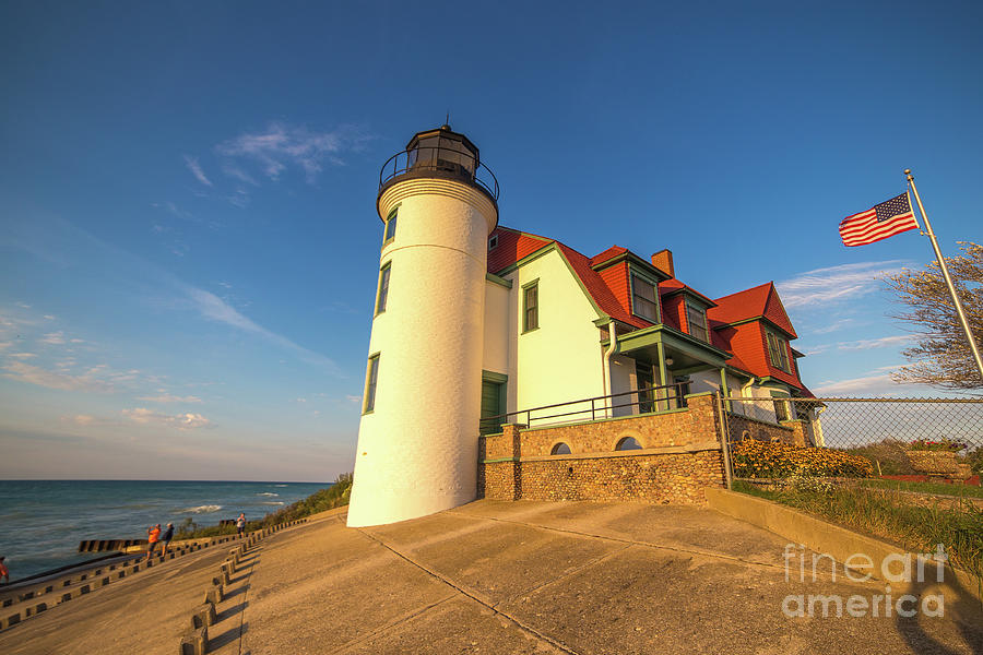Betsie Lighthouse Michigan -3487 Photograph by Norris Seward