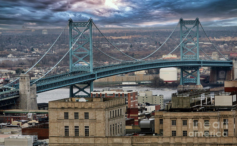 Betsy Ross Bridge Philadelphia PA Photograph by Chuck Kuhn