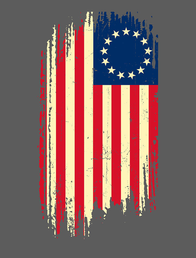 American 13 Star Betsy Ross Flag 150D Nylon Patriotic USA 4x6' FEET ROUGH TEX ®