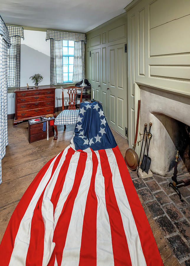 Betsy Ross Flag Photograph by Susan Rissi Tregoning