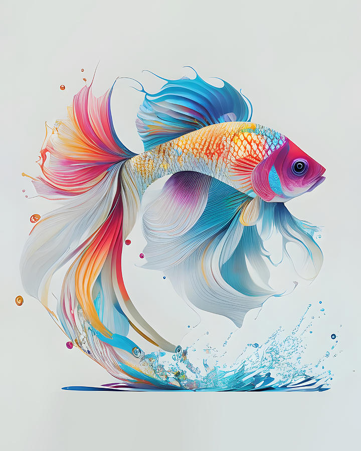 Betta Fish Digital Art by Mindy Guidry - Fine Art America