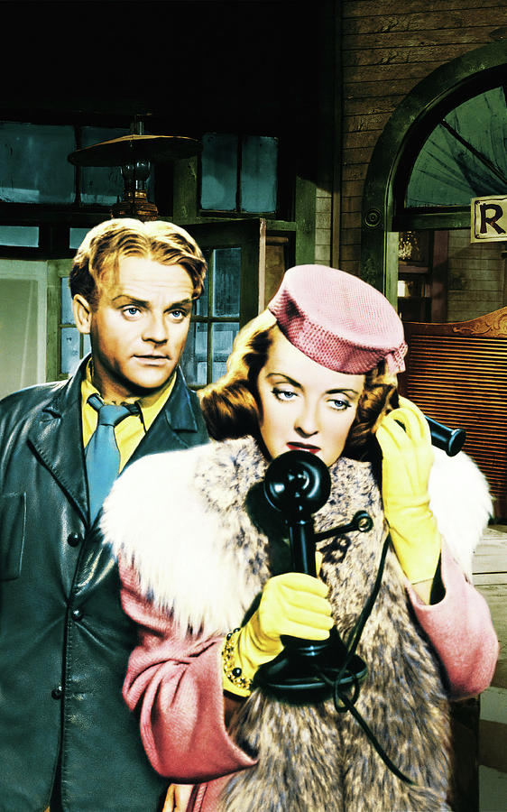 BETTE DAVIS and JAMES CAGNEY in THE BRIDE CAME C. O. D. -1941-, directed by WILLIAM KEIGHLEY. Photograph by Album
