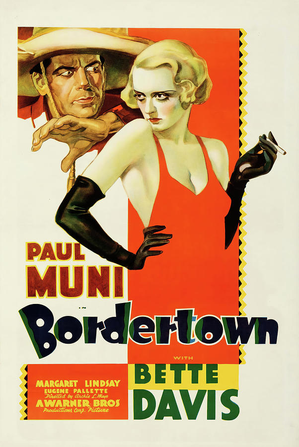 BETTE DAVIS and PAUL MUNI in BORDERTOWN -1935-, directed by ARCHIE MAYO. Photograph by Album
