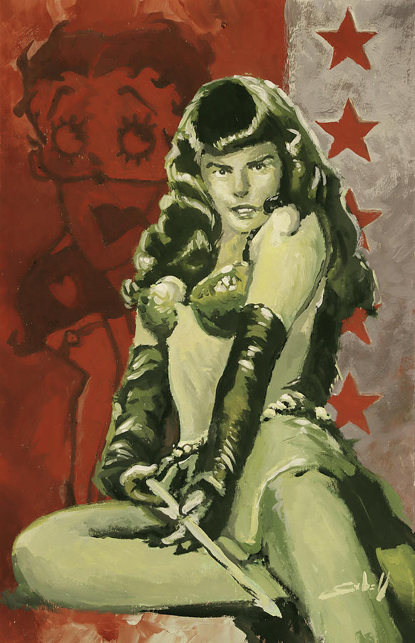 Bettie and Betty Painting by Sv Bell Bettie and Betty Painting by Sv Bell