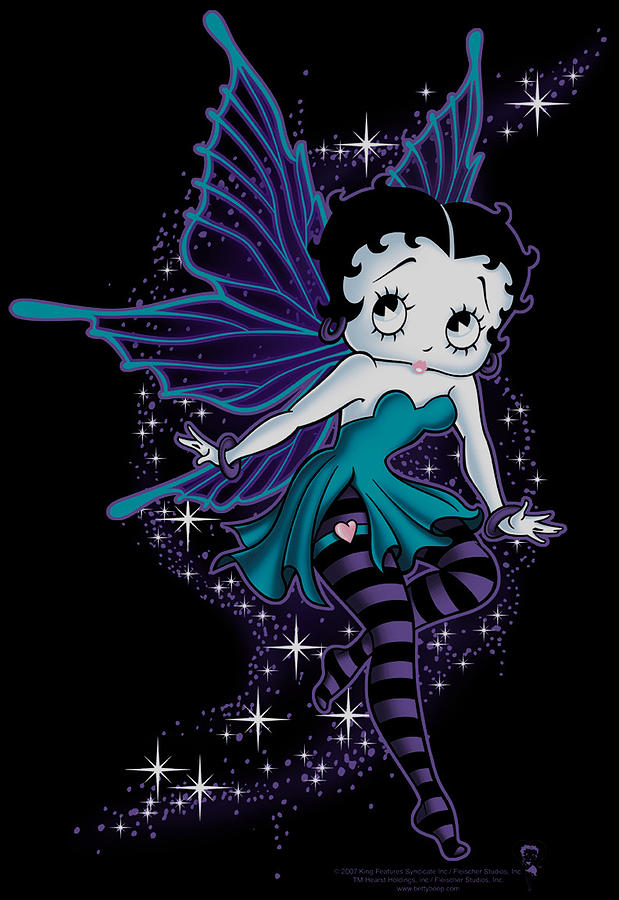 Betty Boop - Sparkle Fairy Digital Art by Edith Householder - Fine Art ...