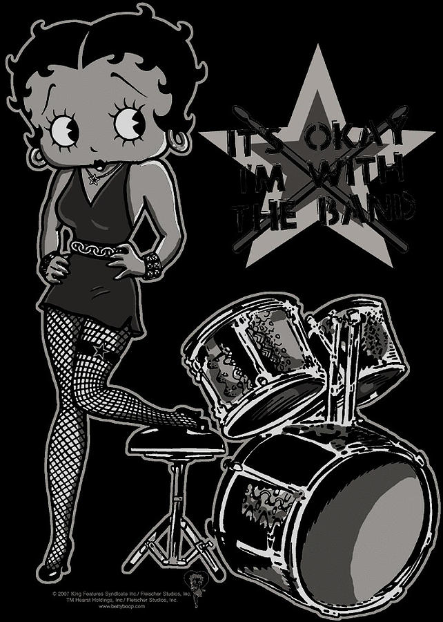 Betty Boop - With The Band Digital Art by Sienna Braim - Fine Art America