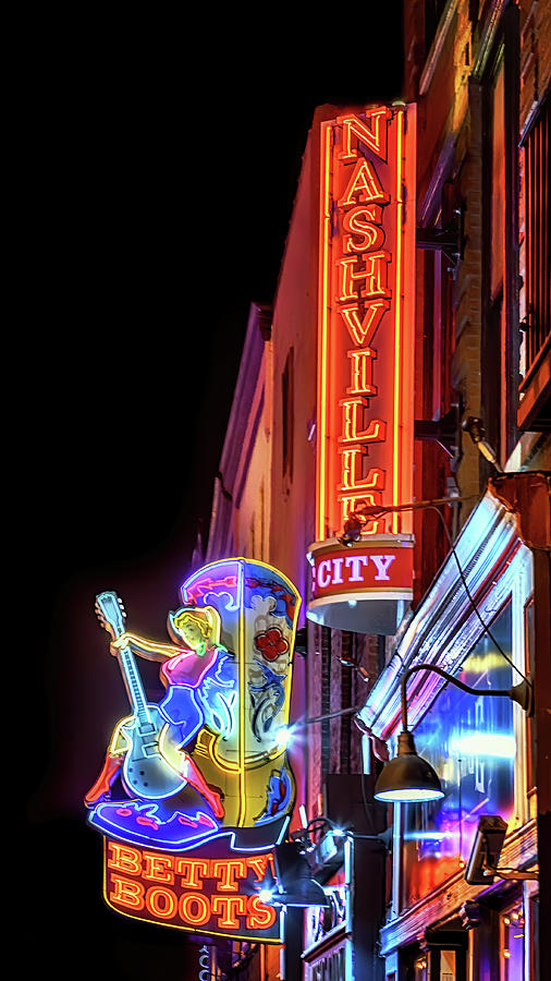 Betty Boots - Nashville Photograph by Susan Rissi Tregoning