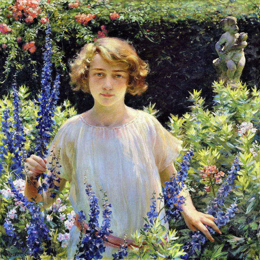 Charles Courtney Curran Painting - Betty Gallowhur - Digital Remastered Edition by Charles Courtney Curran