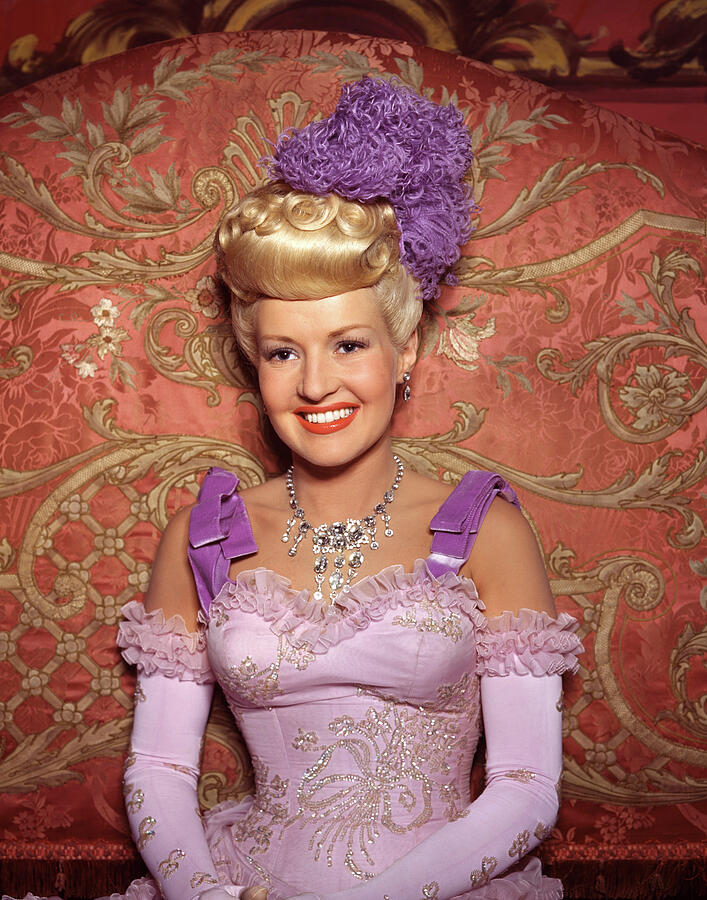 Betty Grable Elegant Purple Gown Costume Photograph by Silver Screen Betty Grable Elegant Purple Gown Costume Photograph by Silver Screen