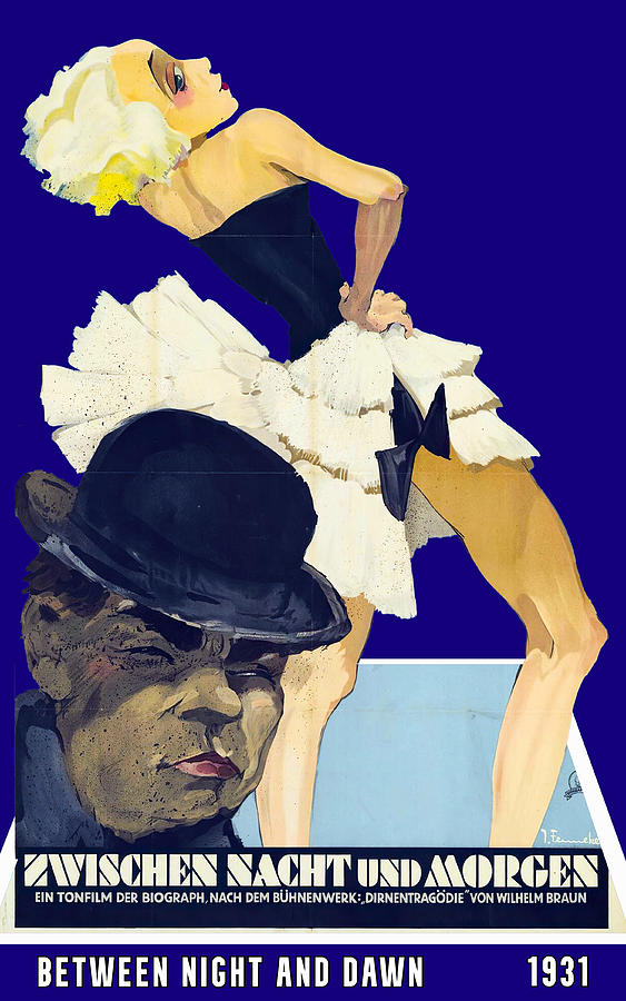 Between Night and Dawn, 1931 Mixed Media by Movie World Posters