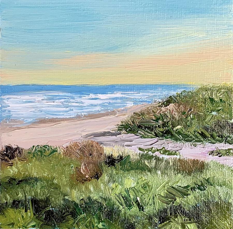 Between the Dunes Painting by Melissa Torres
