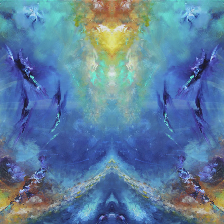 Between The Heaven And The Earth - Mirror 1 Digital Art by Themayart