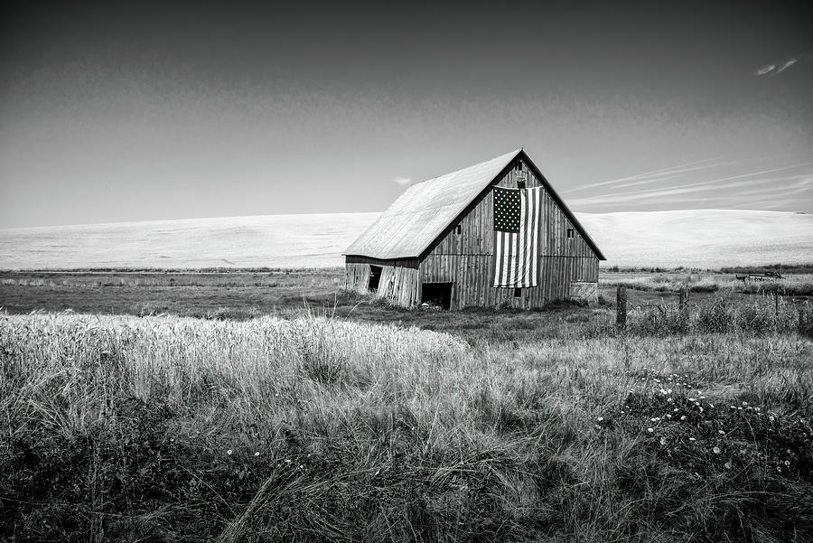 Barn Photograph - Between the Waves of Grain by Connie Carr