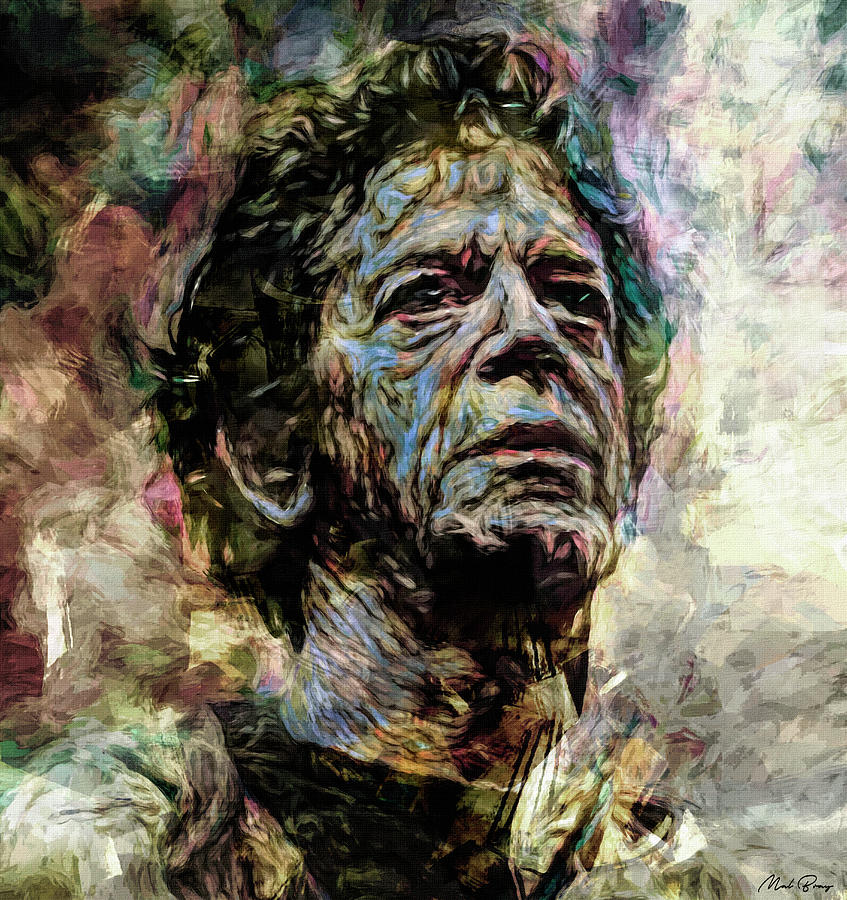 Lou Reed Mixed Media - Between Thought and Expression Lies a Lifetime by Mal Bray