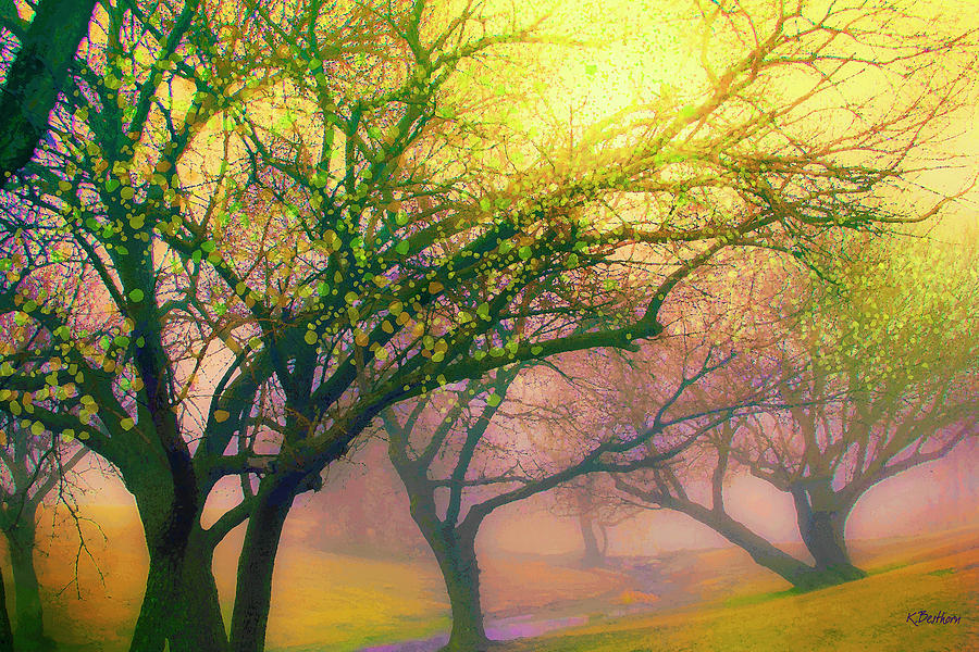 Betwixt Winter and Spring Digital Art by Kathy Besthorn