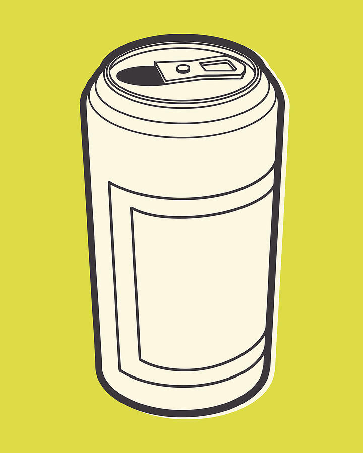 Beverage Can Drawing by CSA-Archive