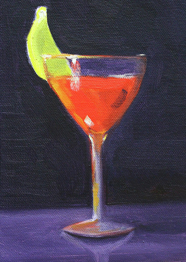 Beverage Painting by Nancy Merkle