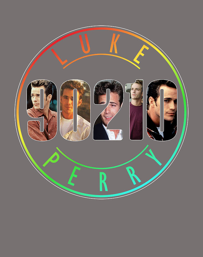 Beverly Hills 90210 Luke Perry T Shirt For All Full Size Digital Art by Maria Ramos