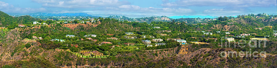 Beverly Hills Photograph - Beverly Park Panorama by David Zanzinger