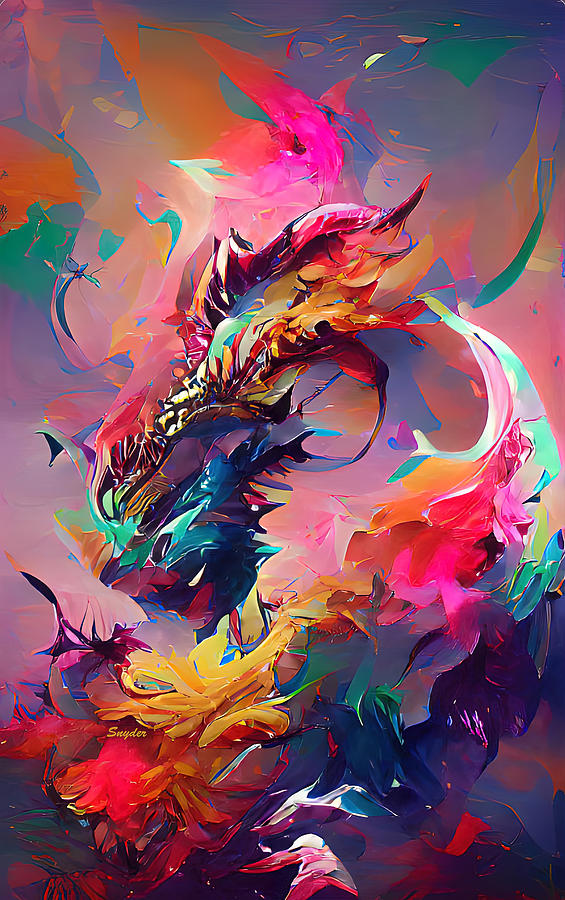 Beware the Fire of the Dragon Digital Art by Floyd Snyder