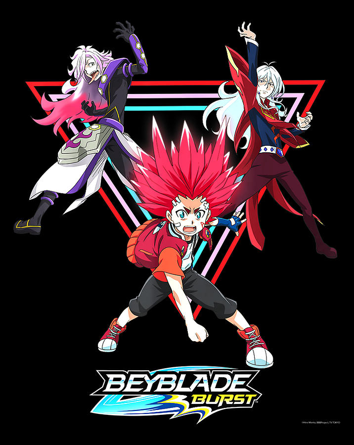 BEYBLADE BURST TURBO TRIANGLE GROUP png  Digital Art by 