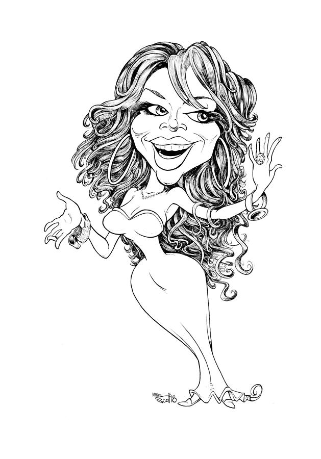 Beyonce Drawing Cartoon - Drawing for Kids & Adult