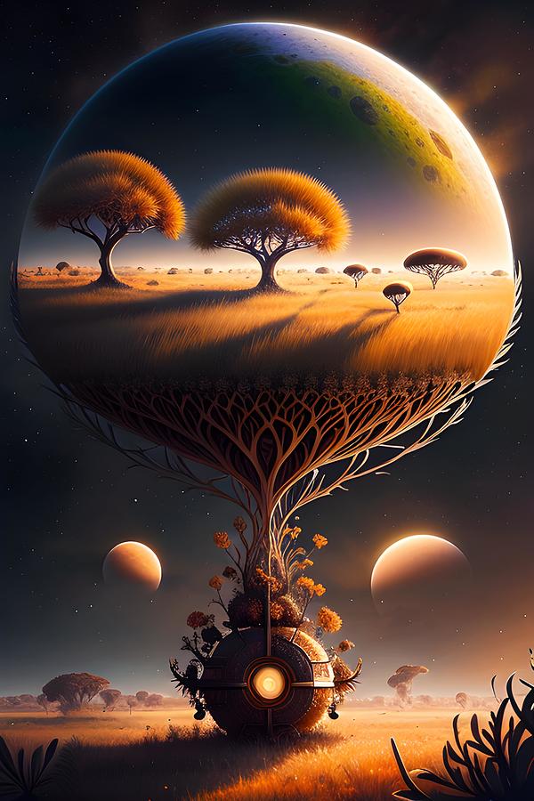 Beyond Imagination - Step into a Surreal Savanna Planet of Serene ...