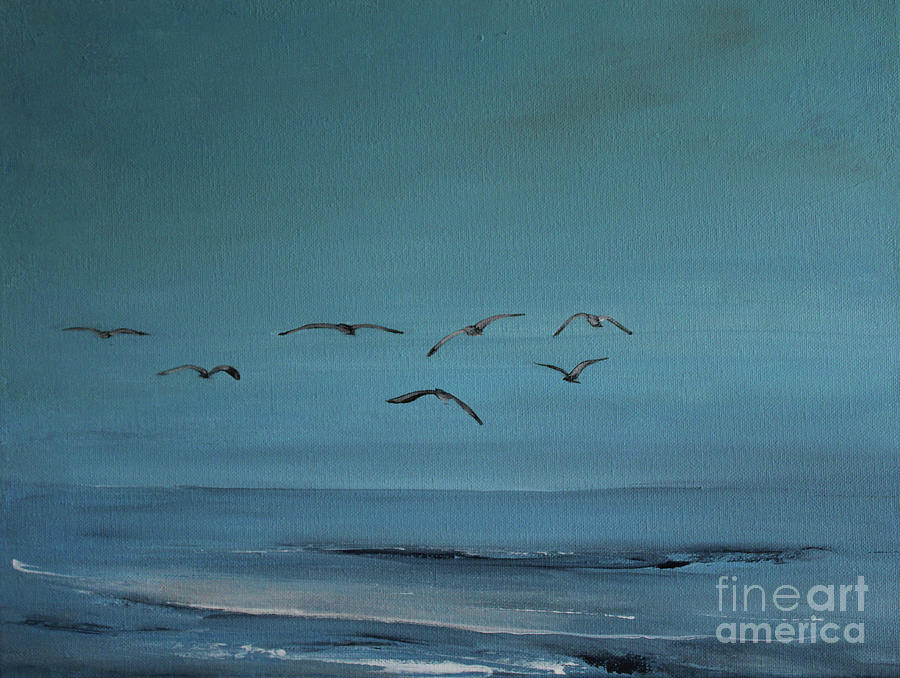 Beyond The Horizon Painting by Jane See