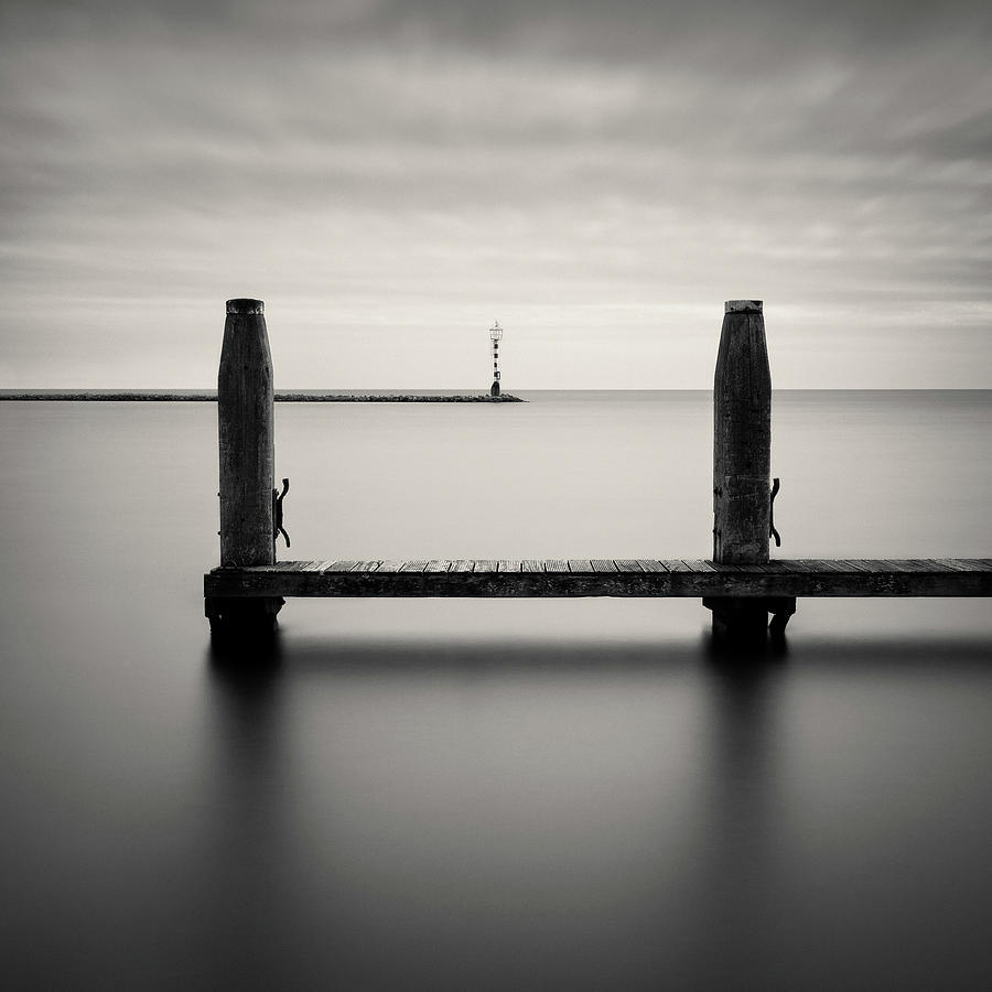 Boat Photograph - Beyond the Jetty by Dave Bowman