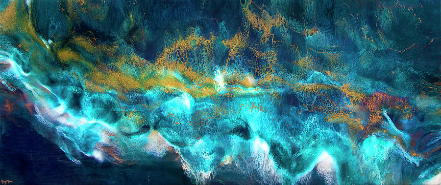 Beyond The Reef Mixed Media by Ruby Marr - Fine Art America