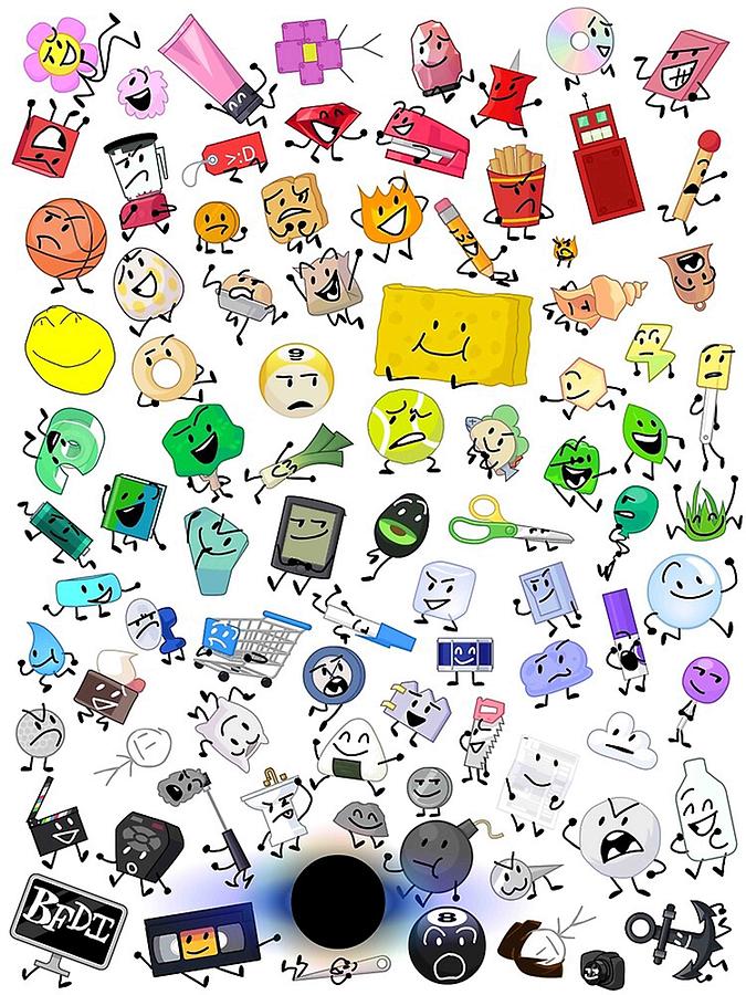 Bfb And Tpot Full Cast Print Digital Art By Cleira Young Pixels