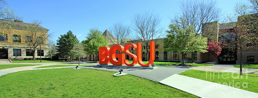 BGSU Sign Bowling Green State University 6035 Photograph by Jack Schultz