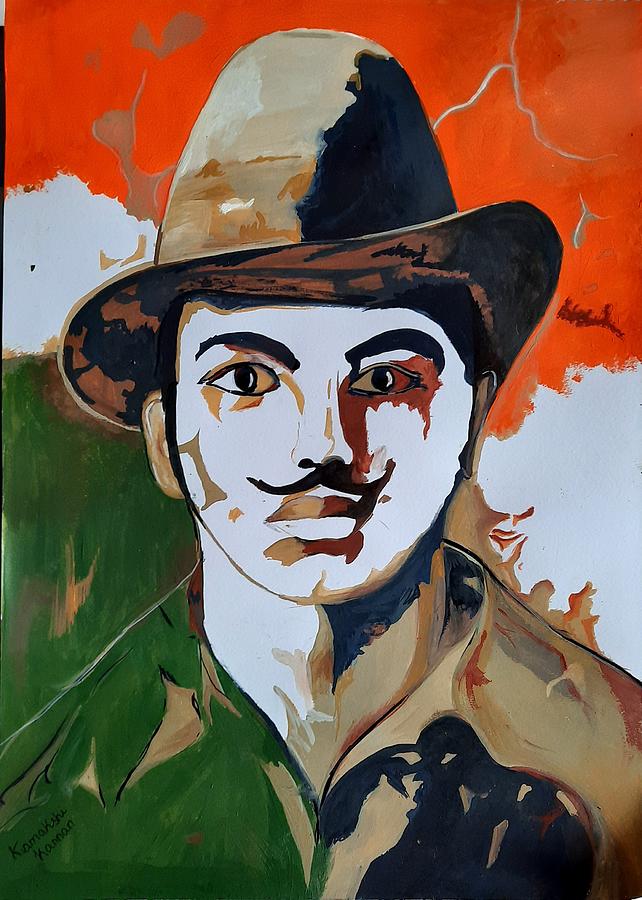 Image of Bhagat Singh sketch.-KJ357348-Picxy