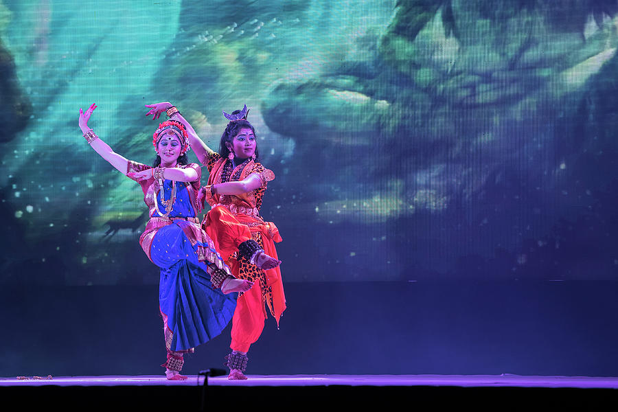 Indian classical dance Bharatanatyam dancer | Stock image | Colourbox