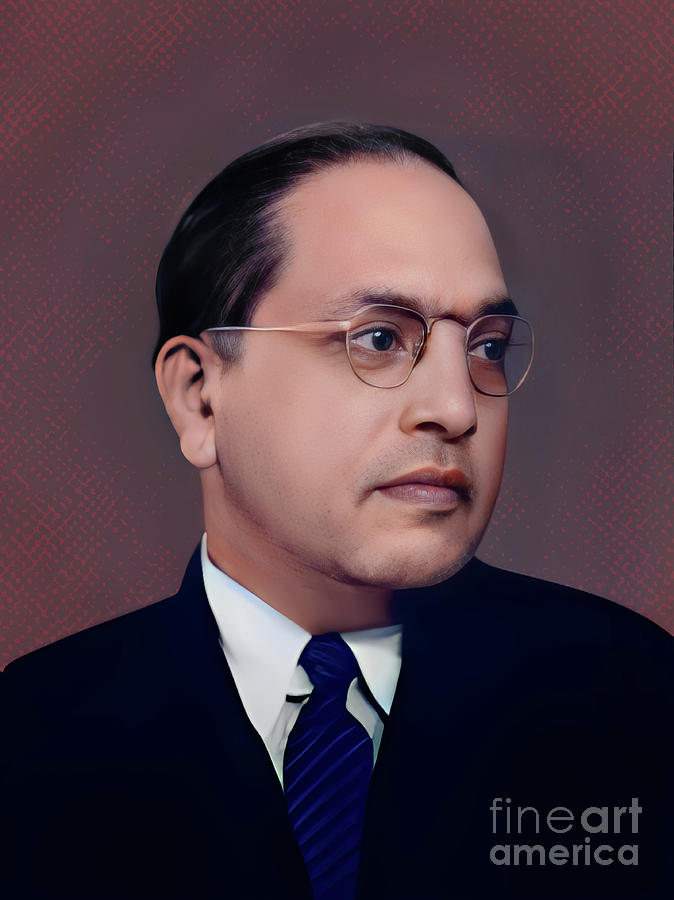 Bhimrao Ramji Ambedkar Digital Art by Aayan Arts - Fine Art America