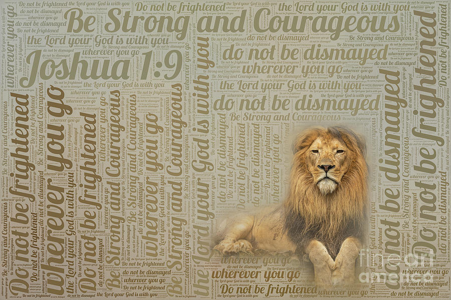 Bible verse from Joshua Photograph by Clicking With Nature - Fine Art ...